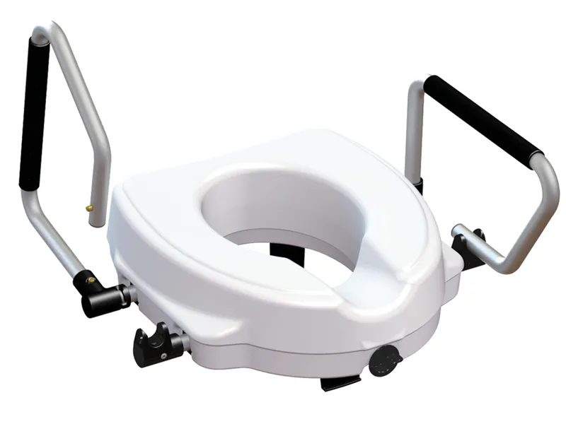 [A00060210] - rialzo wc con braccioli reclinabili - 12,5 cm
