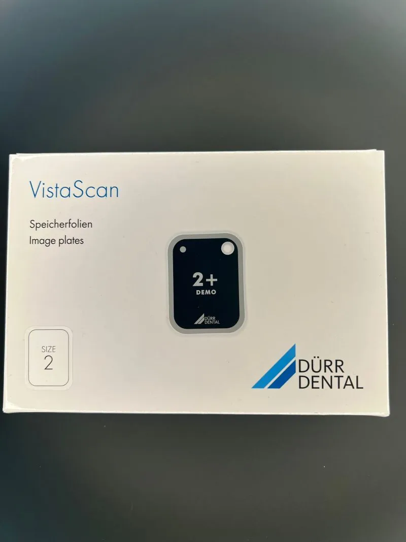 [A00001863] - Film ai fosfori [PSP] Plus Vistascan size 2 [formato 03,0x04,0 cm] intra-orale Dürr Dental