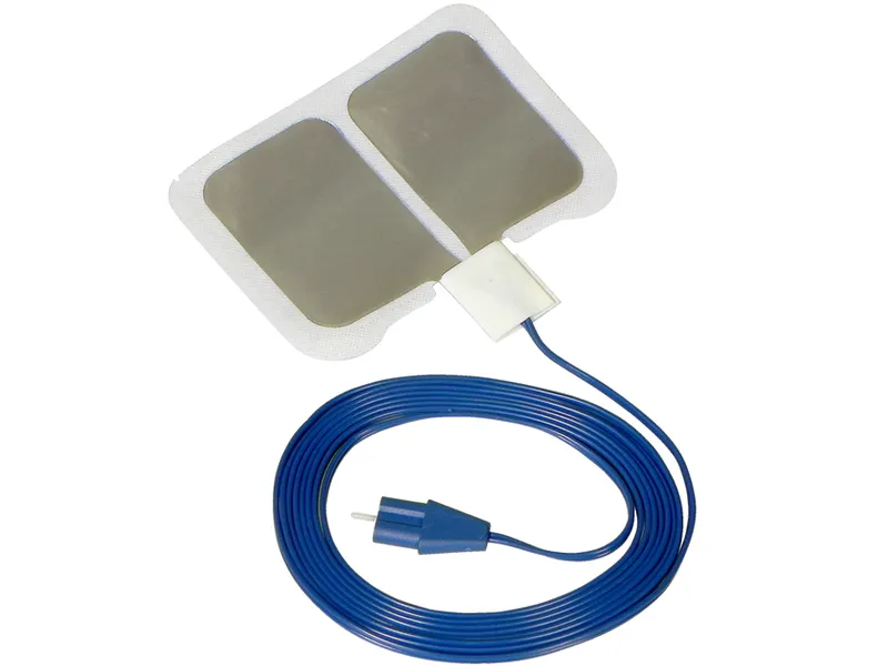[A00167595] - placca rem tnt monouso con gel solido - cavo di 3 m - tipo valleylab - adulti Gima