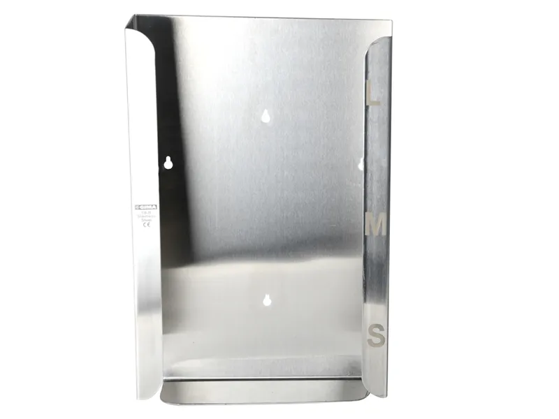 [A00111232] - dispenser triplo per guanti - in acciaio inox Gima