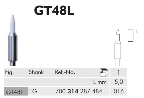 [A00141657] - fresa di lindemann hm fig gt 48l 314 016meisinger