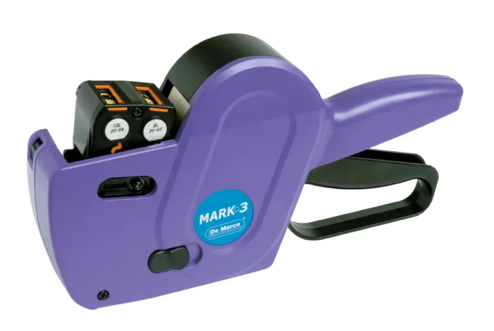 [A00042777] - Etichette con doppio supporto adesivo e viraggio di colore [3x600 etichette] per etichettatrice MARK 3 De Marco