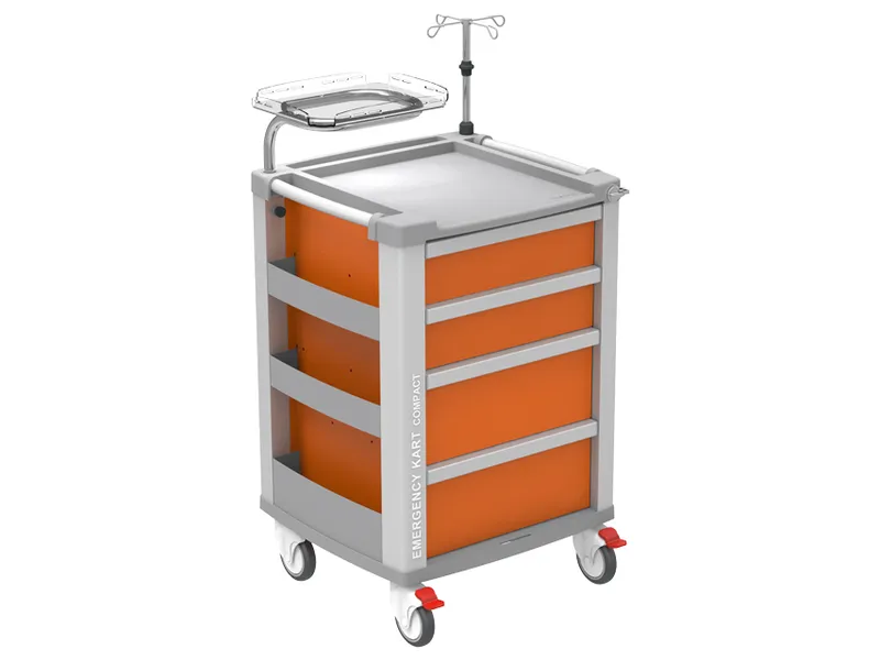 [A00061053] - COMPACT KART Carrello per emergenza [arancione] Gima