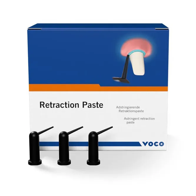 [A00151407] - RETRACTION PASTE CAPS Pasta astringente per l’apertura e l’asciugatura provvisorie ed efficaci del solco in capsule [25x0,3g] Voco