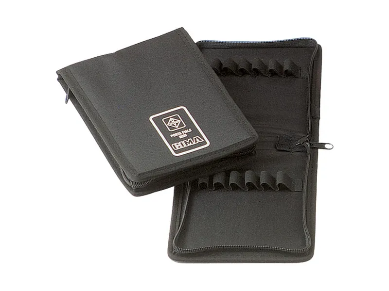 [A00010752] - Mini portafiale zip - nylon nero