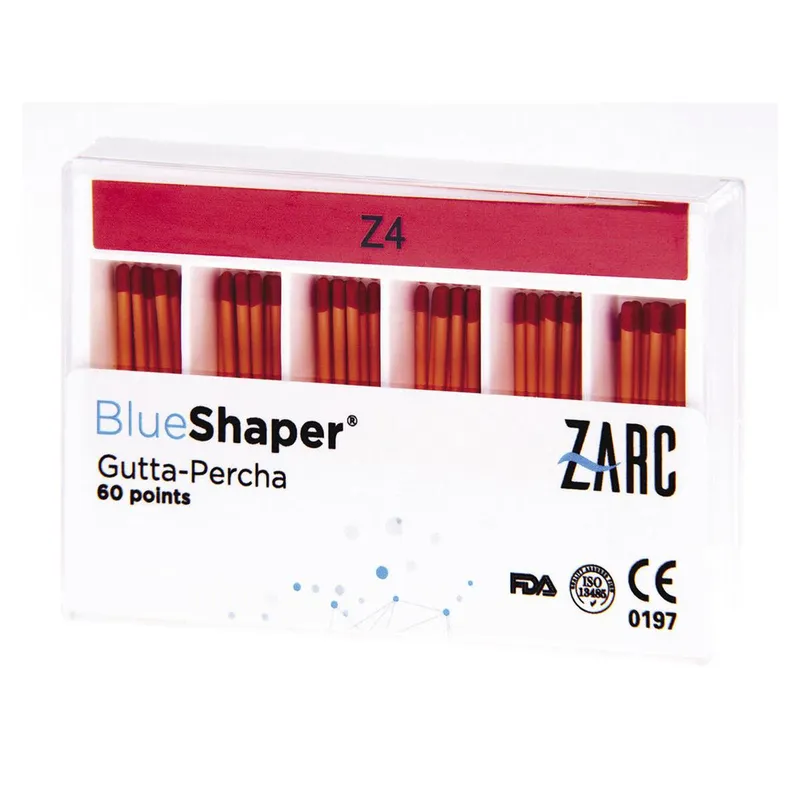 [A00165487] - PUNTE DI GUTTAPERCA BLUESHAPER Z4 ROSSO - 60pz ZARC4ENDO