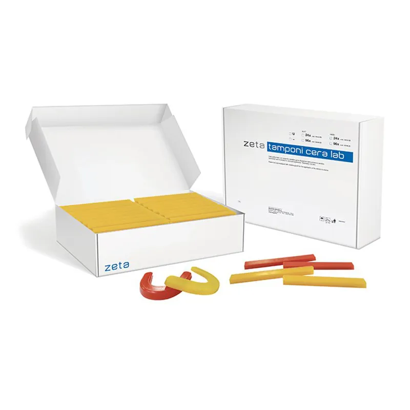 [A00143416] - tamponi cera lab gialli - 24pzzeta