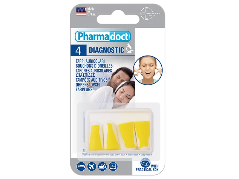 [A00059971] - tappi auricolari morbidi - conf. da 12 blister da 4 pezzi