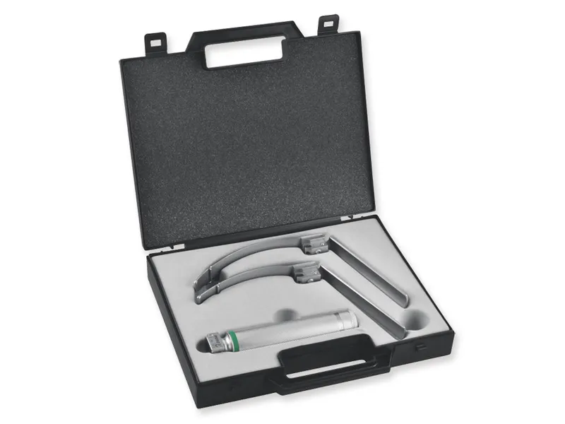 [A00111468] - set laringoscopio f.o. maxlite flexi - 2 lame mc-intosh 3, 4 Gima