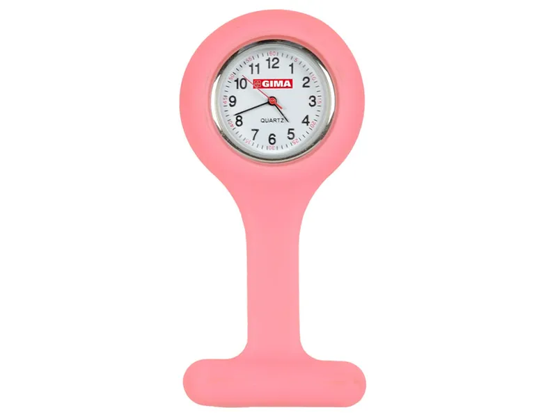 [A00098619] - orologio per infermieri rotondo rosa Gima