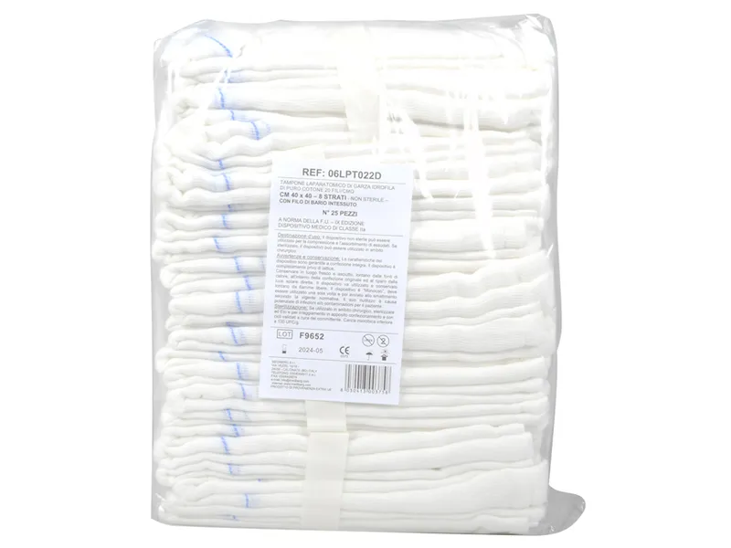 [A00168658] - garza laparatomica 40x40 cm - 8 fili Gima