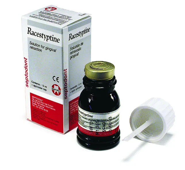 [A00126858] - RACESTYPTINE Soluzione per retrazione gengivale a base di cloruro di alluminio [25%] in flacone [13ml] 0165J Septodont