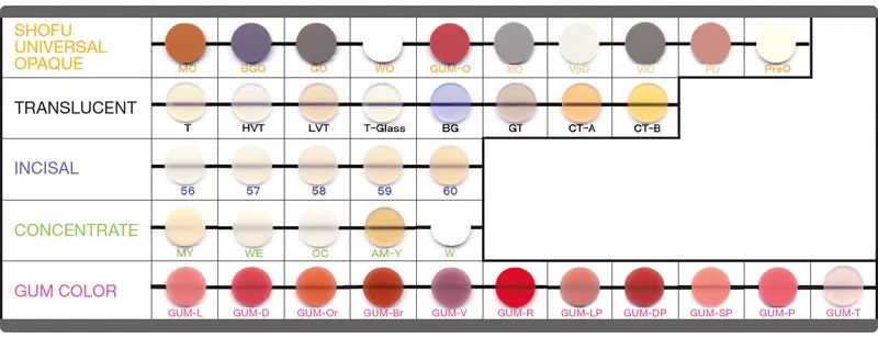 [A00077523] - CERAMAGE UP GUM-BR Massa gengivale BROWN [5g] Shofu [2394] Shofu