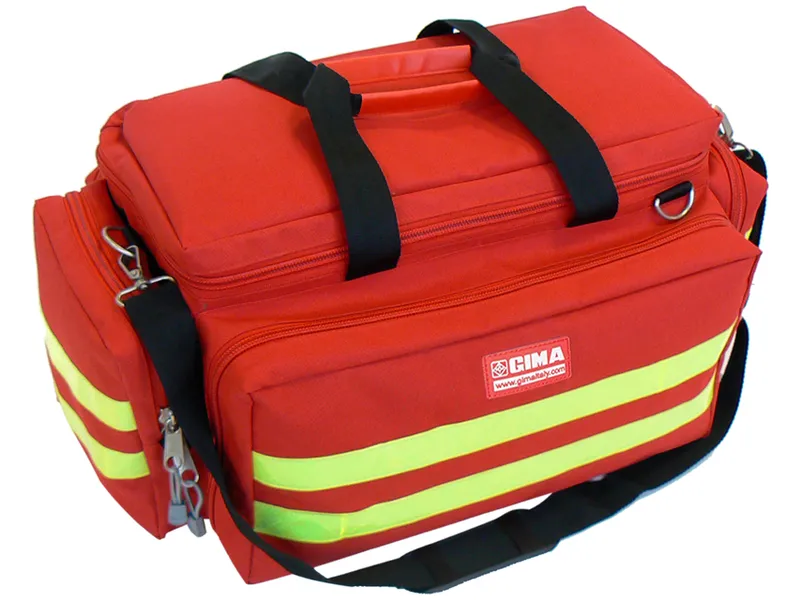 [A00011340] - SMART Borsa emergenza/pronto soccorso [medium] in cordura colore rosso [vuota] Gima