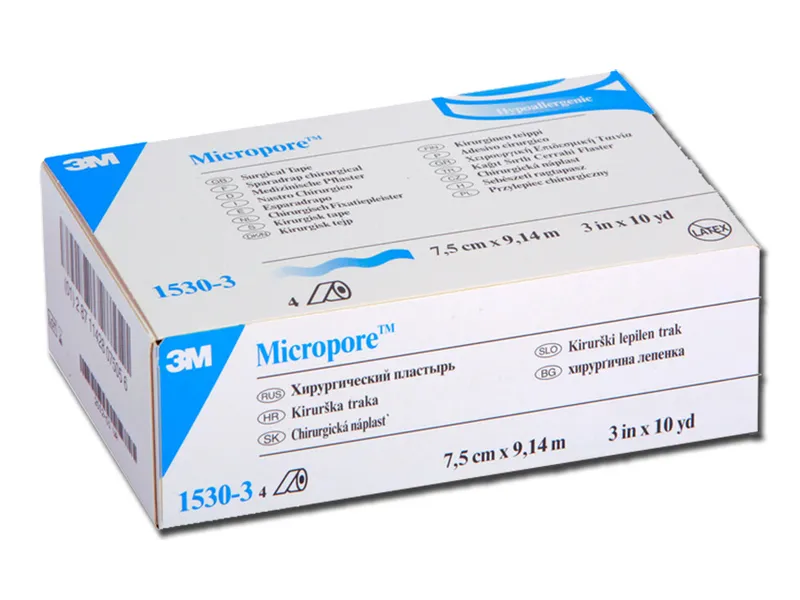 [A00010485] - Micropore 3m - h 76 mm x 9,14 m