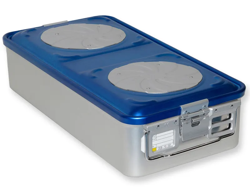 [A00014062] - Container con valvola grande h135 mm - blu forato