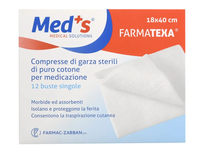 [A00167814] - compresse garza cotone 18x40 cm - scatole da 12 Gima