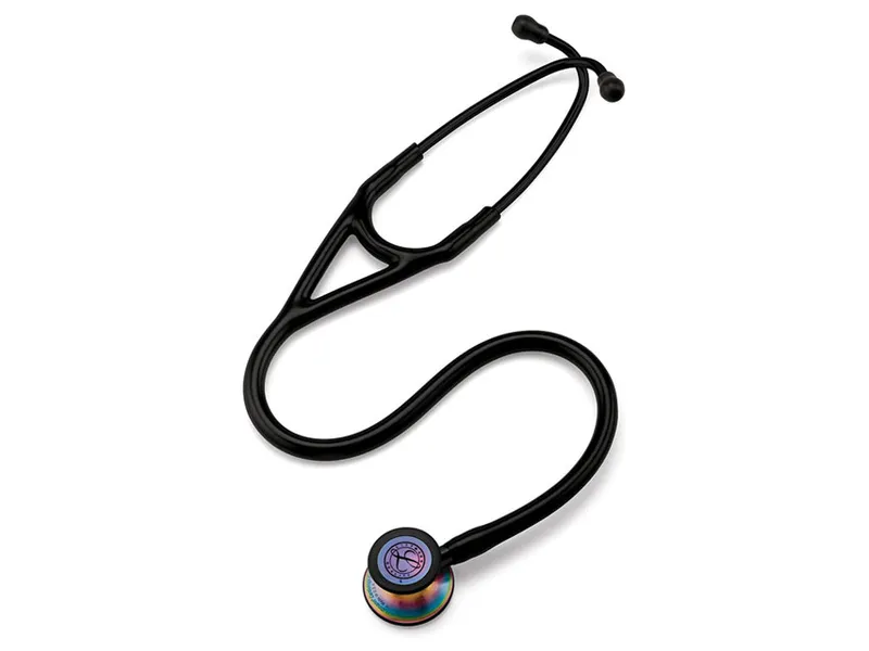 [A00099622] - littmann cardiology iv 6165 nero finiture arcobaleno Gima