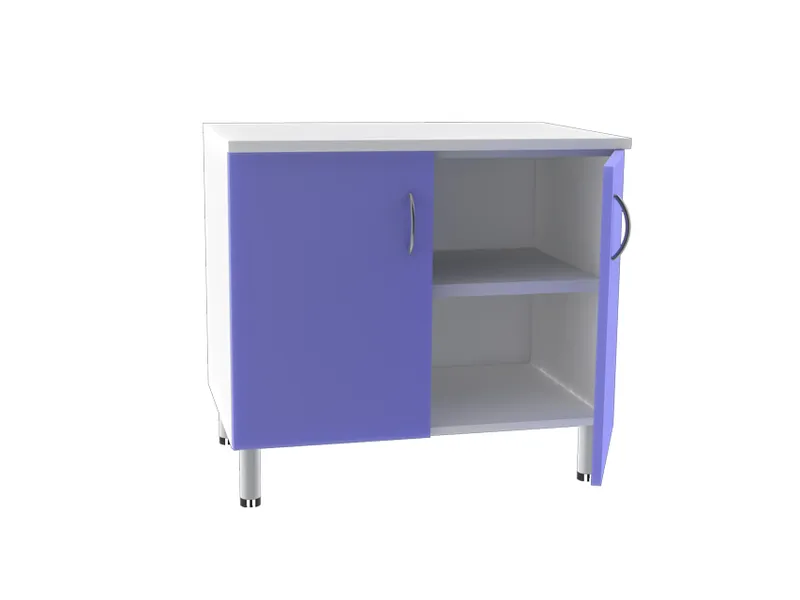 [A00168279] - unità base doppia 2 porte con 2 scaffali - colore a richiesta Gima
