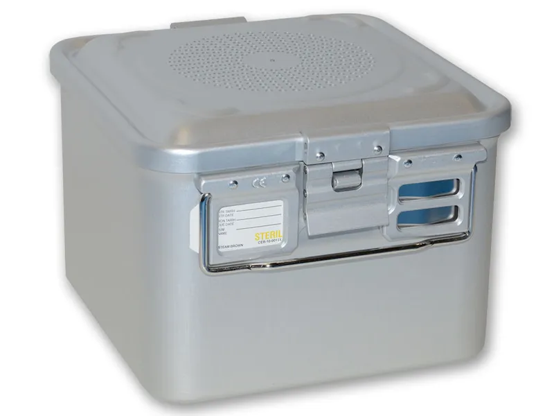 [A00014008] - Container con filtro piccolo h200 mm - grigio