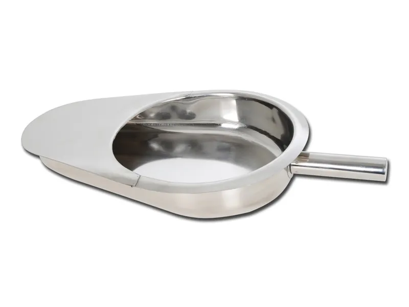 [A00011028] - Padella inox con manico 418x292x85 mm