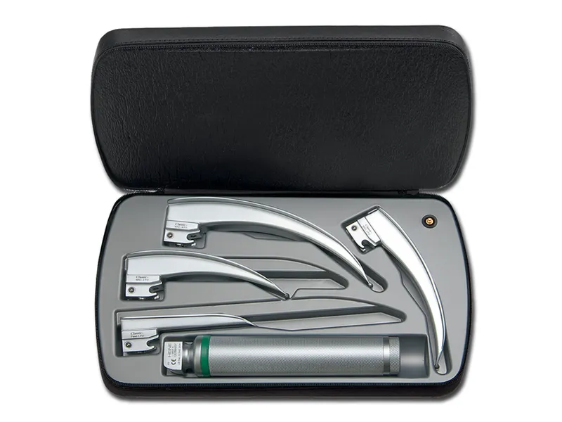 [A00013639] - Set laringo f.o. heine classic+ - 4 lame