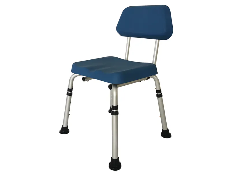 [A00168205] - sedia da doccia con schienale e sedile in pu - portata 136 kg Gima