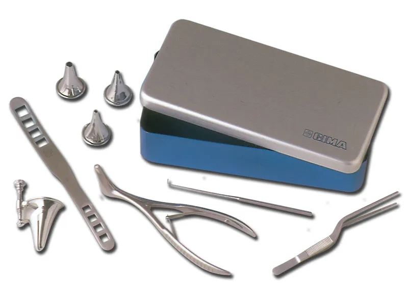[A00011172] - Trousse orl in scatola alluminio