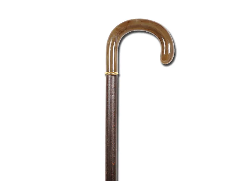 [A00060220] - bastone sintetico - manico curvo 