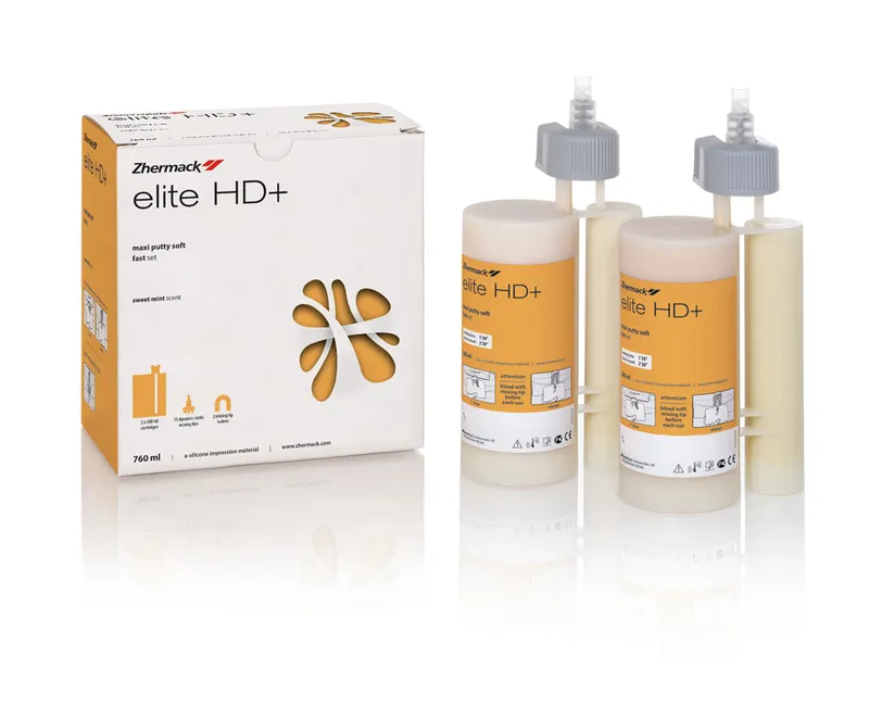 [A00142753] - ELITE HD+ MAXI PUTTY SOFT NORMAL SET [2x380ml+acc] Zhermack