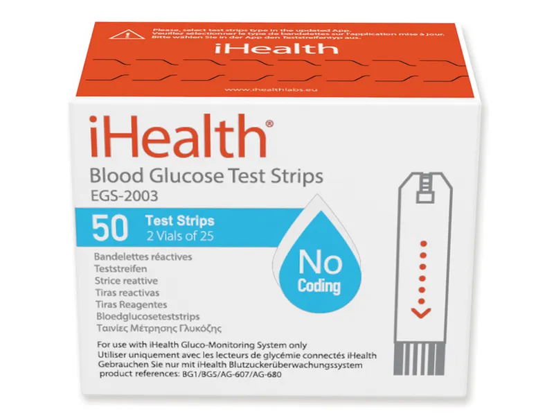 [A00051987] - Strisce glicemia per glucometro wireless iHEALTH BG5
