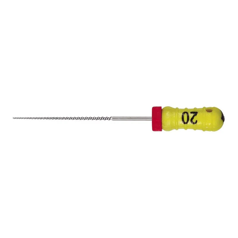 [A00165495] - K-FILES 25mm CON .02 ISO 20 GIALLO - 6pz ZARC4ENDO