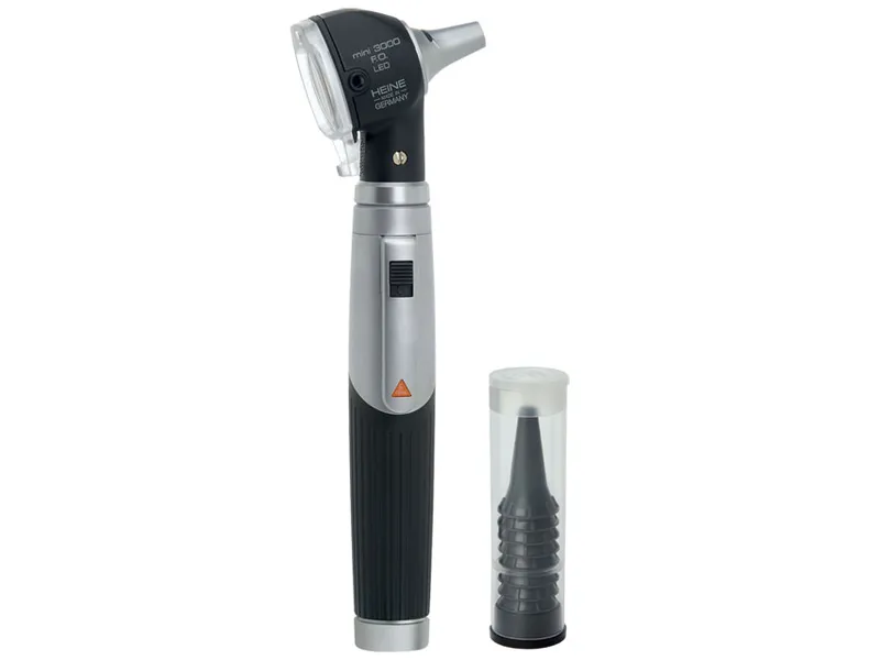 [A00099518] - otoscopio heine mini 3000 f.o. led manico ricaricabile nero Gima