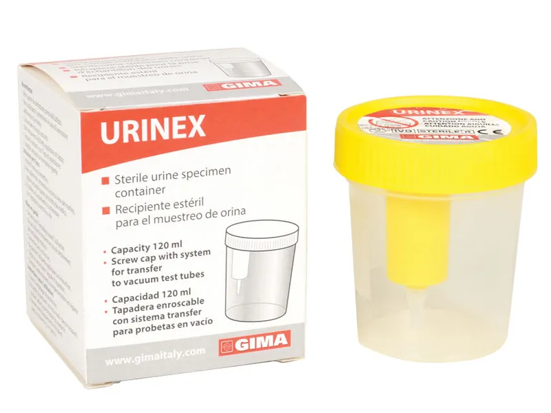 [A00060047] - contenitore urine plus 100 ml con campionatore