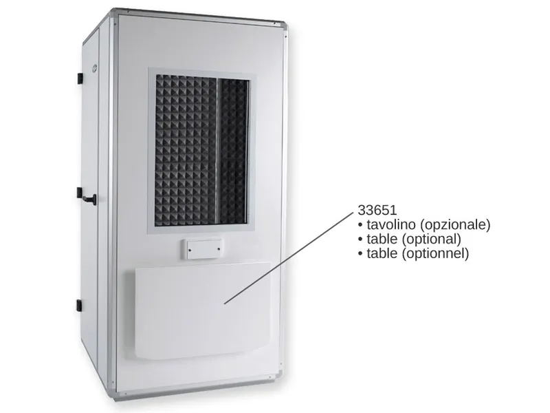 [A00013264] - Cabina audiometrica pro 30 - 106x106x218 cm