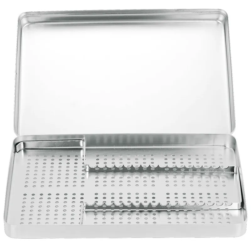 [A00113154] - Portastrumenti con vassoio forato 288x187x39mm Consorzio ONDA