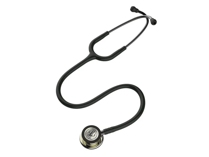 [A00111322] - littmann classic iii - 5861 - finitura champagne - nero Gima
