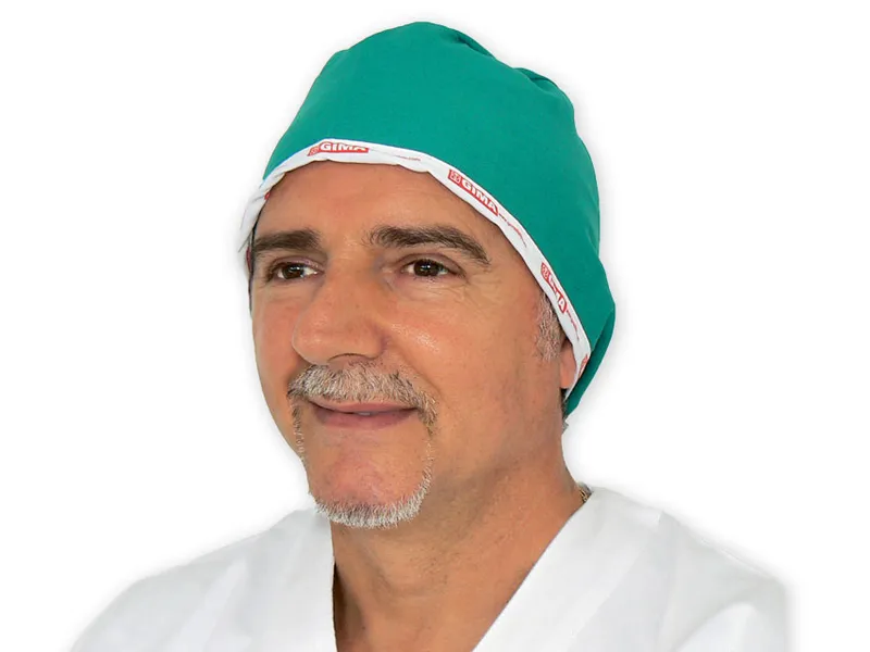 [A00010856] - Cappellino operatorio colore verde Gima