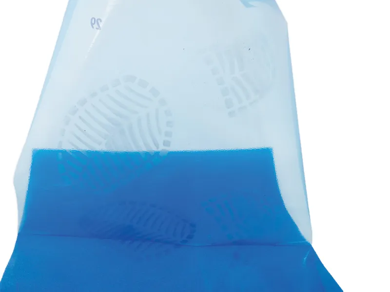 [A00010458] - Tappetino decontaminante [045x090 cm] 30 strati colore blu Gima