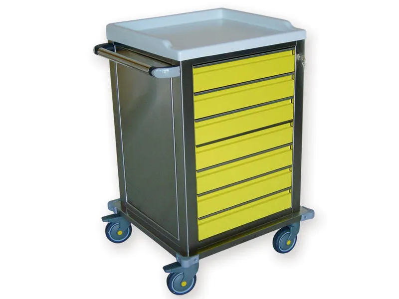 [A00014257] - Carrello modulare inox - 7 cassetti