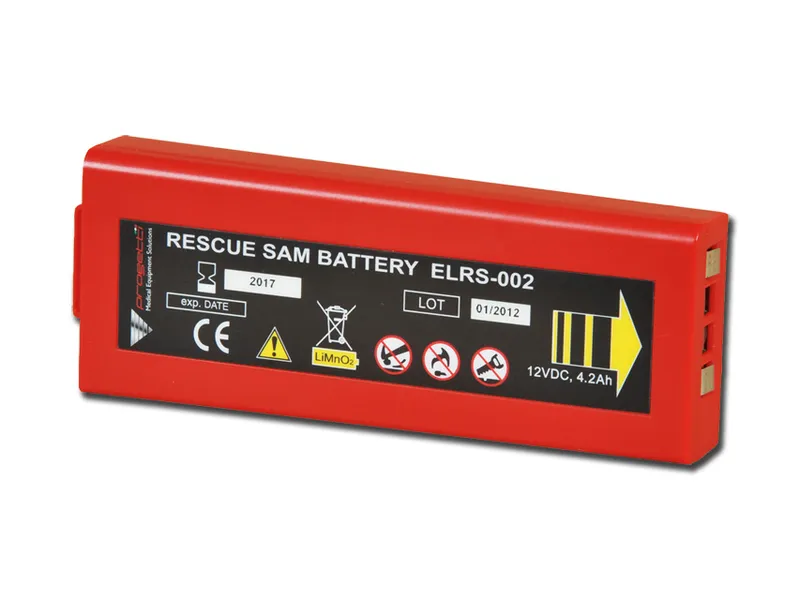 [A00013120] - Batteria al litio di ricambio per defibrillatore semi-automatico AED RESCUE SAM Elpro