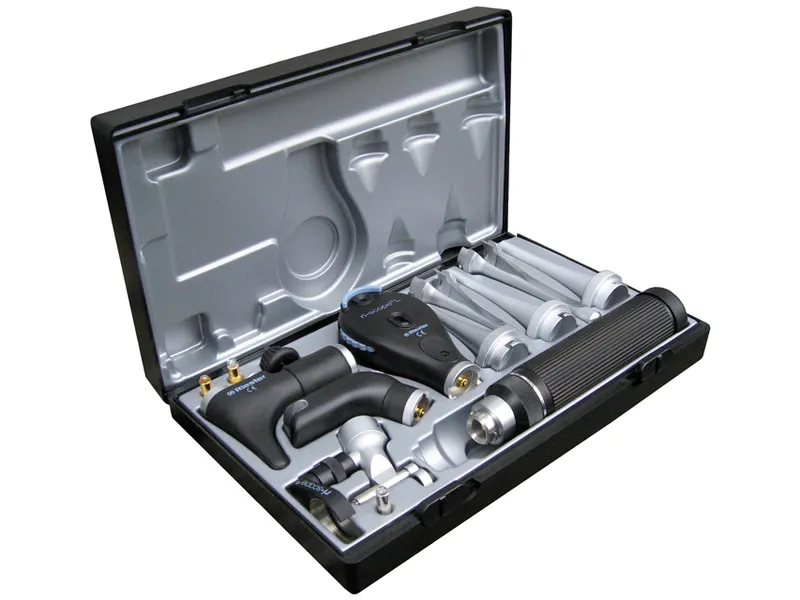 [A00168703] - set oto-oftalmo veterinario riester deluxe hl 2,5v manico aa - 3869 Gima