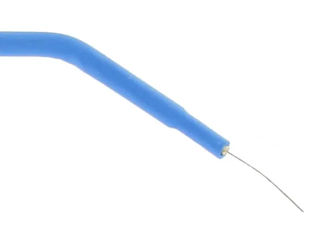 [A00001654] - Elettrodo attivo [gambo 05 cm | filo angolato 45°] per elettrobisturi DIATERMO Led Gima