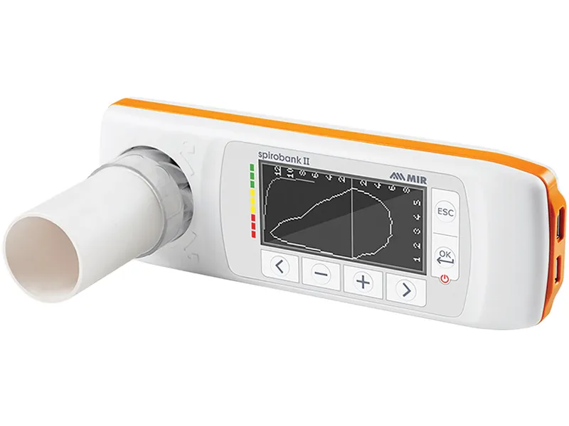 [A00060634] - SPIROBANK II SMART Spirometro portatile c/opzione SPO2 completo di software WinSpiroPro Mir Gima