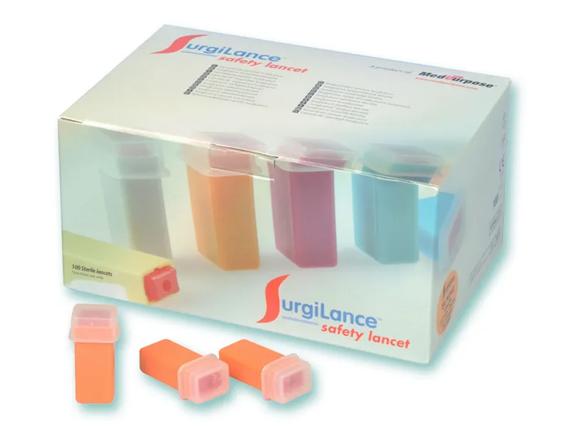 [A00009759] - Surgilance lancette automatiche di sicurezza [21G] ad ago Gima