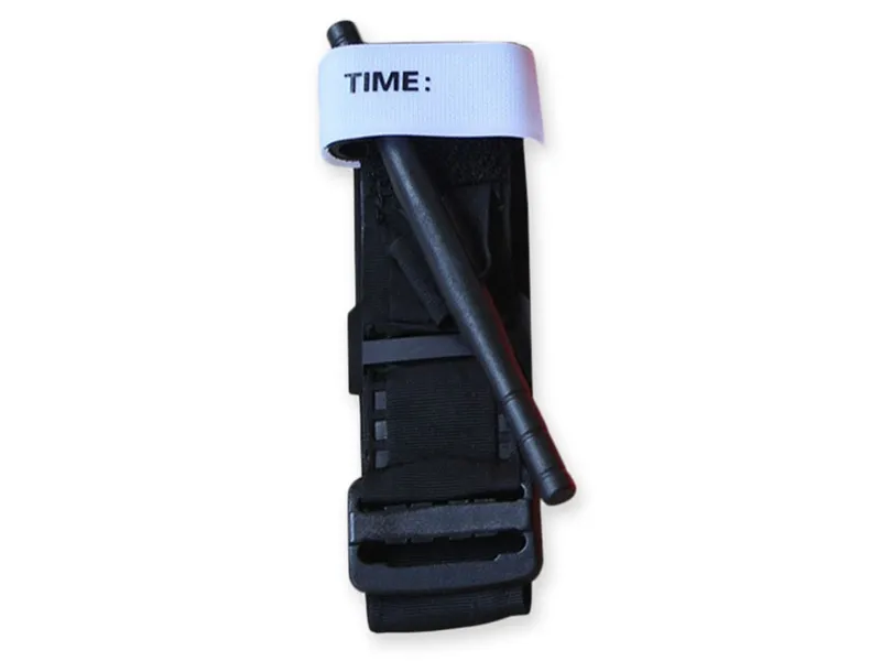 [A00111234] - 25527 Laccio emostatico militare [nero] Gima