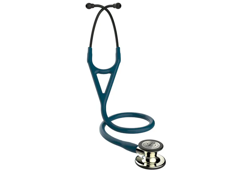 [A00111334] - littmann cardiology iv - 6190 - blu caraibi - finiture champagne Gima