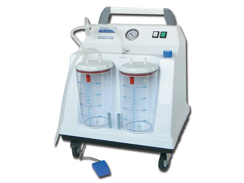 [A00011999] - Aspiratore tobi hospital - 2 vasi da 4 litri + pedale
