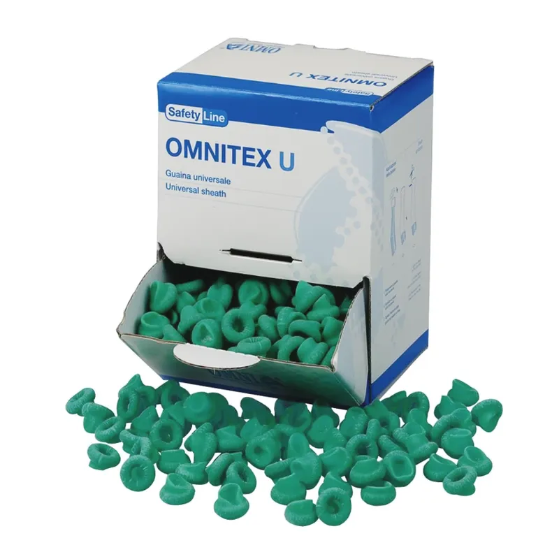 [A00112036] - Guaine universali verdi omnitex u n/latex - 500pz Consorzio ONDA