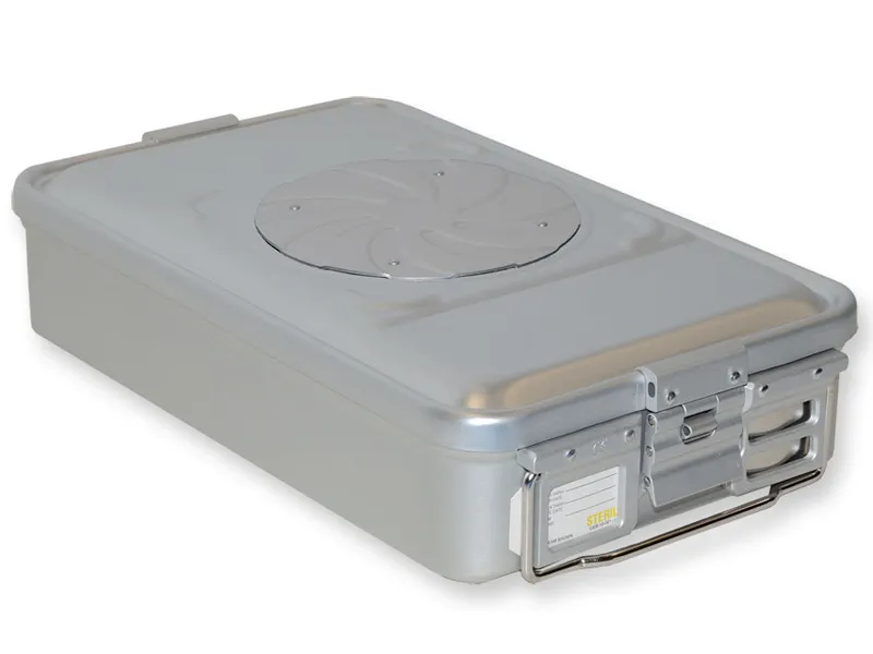 [A00014046] - Container con valvola medio h100 mm - grigio